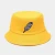 Import Women Spring Outdoor Pure Cotton Sunshade Hat Feather Pattern Mens Fisherman Custom Bucket Hat Cap Wholesale Ethnic Style Retro from China