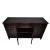 Import wood dining room sideboard or wooden kitchen cabinet with glass door with wood frame from China
