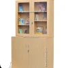 wood shelf with bookcase MOONSHOW library furniture