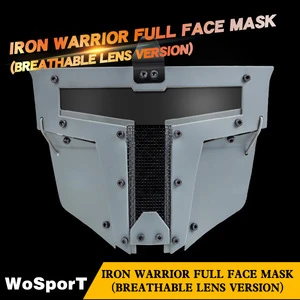 WoSporT Military Hunting Lens Airsoft Tactical Mesh Face Mask for Fast Bullet Proof Helmet Gun Paintball Army Sport Outdoor Game