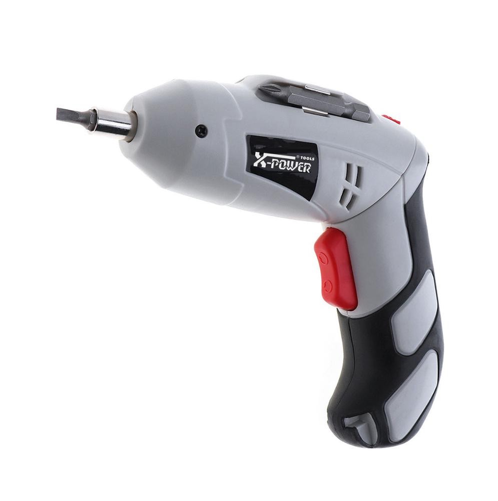X-Power KCS76-CB electric drill screwdriver 4.8V battery cordless screwdriver with Led light