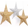 Xmas metal hanging star for Christmas holiday decoration and gifts