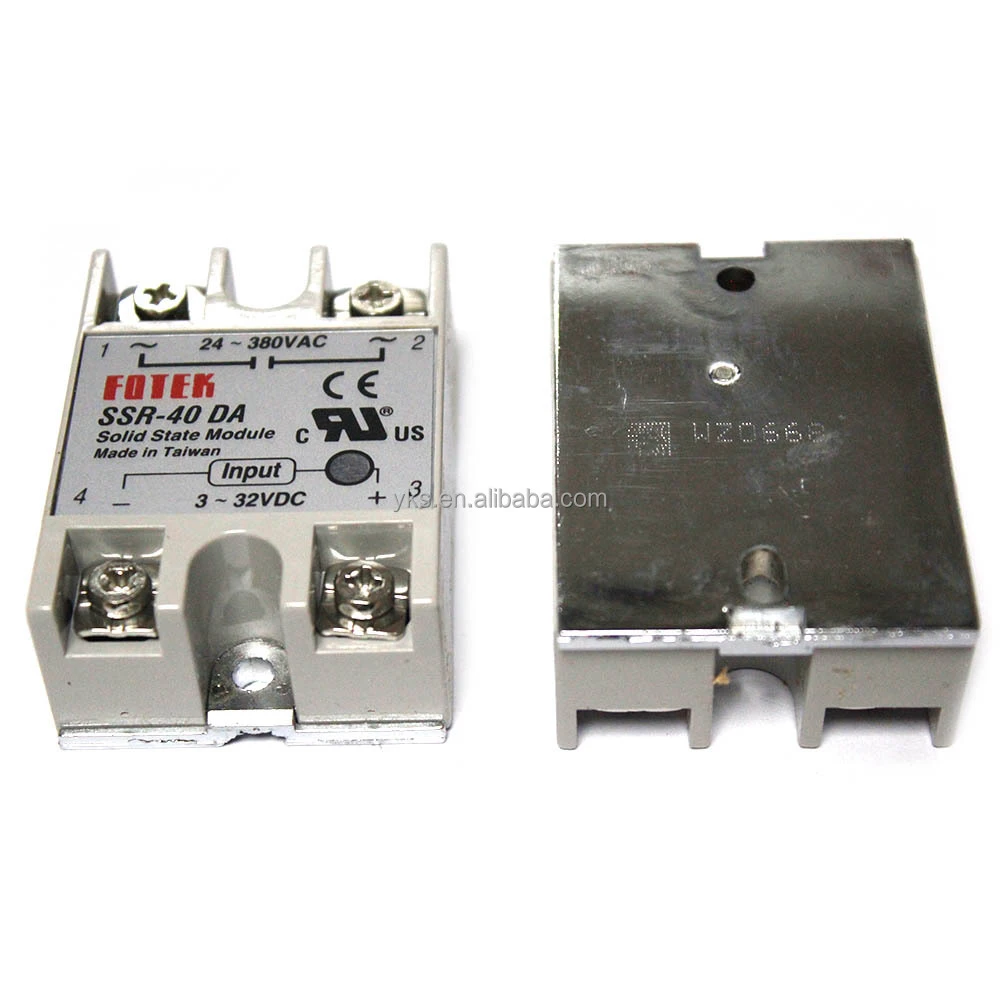YIKESHU High Performance Solid State Relay SSR-40DA 3 to 32V