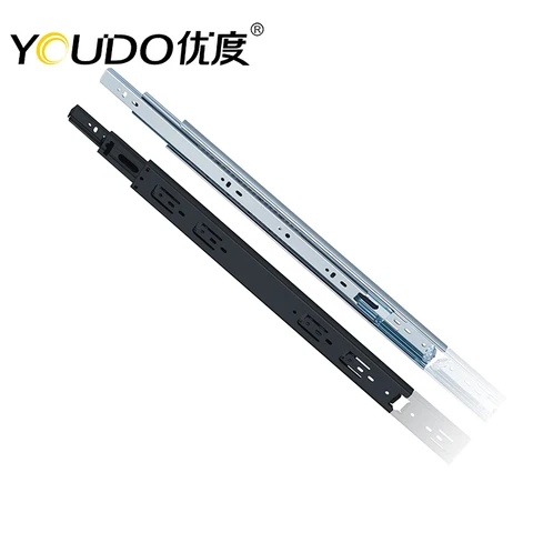 Buy Youdo 3-fold Full Extension Draw Slides Telescopic Channel Ball ...