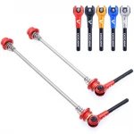 ZOYOSPORTS Mountain road bike titanium alloy axle front and rear wheel set opening hub quick Release Thru Axle
