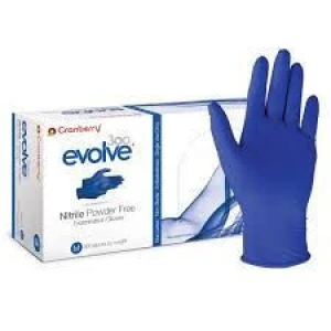 Cranberry Nitrile Gloves Evolve 300