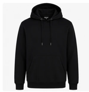 Custom Men's Premium Cotton Fleece Pullover Hoodie | OEM ODM Private Label Sports Gym Casual Hooded Sweatshirt