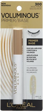 L'Oreal Paris Makeup Voluminous Lash Boosting Conditioning Primer Mascara, White Primer, 0.24 fl; oz