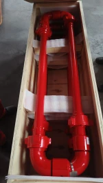 API 6A H2S High Pressure 2" FIG1502 Cementing and Circulating Hose Loop Long/Short Sweep Chicksan Ring Manifold for Oil
