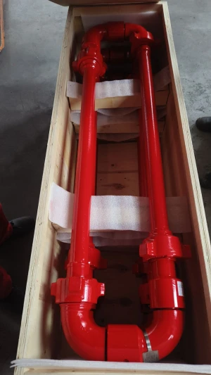 API 6A H2S High Pressure 2" FIG1502 Cementing and Circulating Hose Loop Long/Short Sweep Chicksan Ring Manifold for Oil