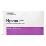 Hyaron 2.5mL Prefilled Syringes 10 Count for Facial Rejuvenation