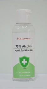 100mL 75% ethanol alcohol hand sanitizer for cleaning and hygiene antibacterial disinfectant gel