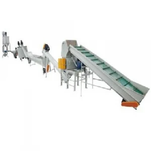 Plastic Crushing washing and drying for a line