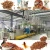 Industry dog cat pet food floating fish feed making machine