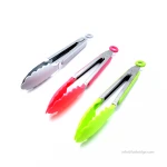 Kitchen Accessories Food Grade Silicone food tong utensil clip Clamp accessories Salad Serving BBQ tools