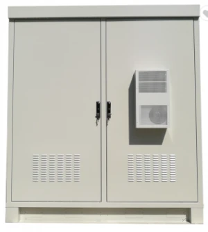 Waterproof IP65 outdoor equipment cabinet with integrated solution for telecom mini shelter