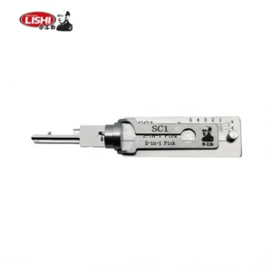 Lishi 2 in 1 SC1 SC4 KW1 KW5 C123 BE2 AM5 M1 Lock Picks Set Decoder Locksmith Tools