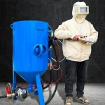 sandblaster  sandblasting  Open Small Sand Blasting Machine Rust Removal Sand Blasting Machine Sand Blasting Tanks