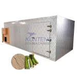 Industrial bamboo stick wheat bran epoxy resin tray dryer,   yam wood mint leaf sorghum pet feed drying box