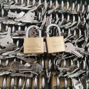 brass safety door cylinder key gate padlock