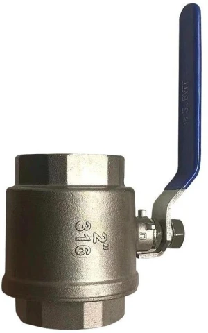 Two-piece Stainless Steel Female Threaded Ball Valve