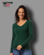 Women's Full Sleeve 100% Cotton T-Shirt