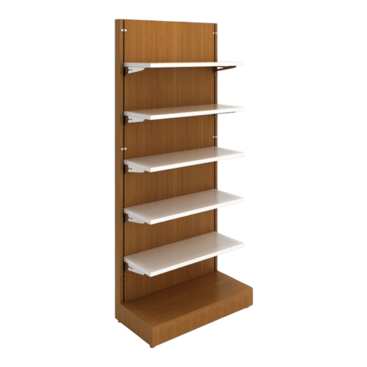 Buy Wooden Back Panel Retail Gondola Shelf | Adjustable Metal Shelving ...