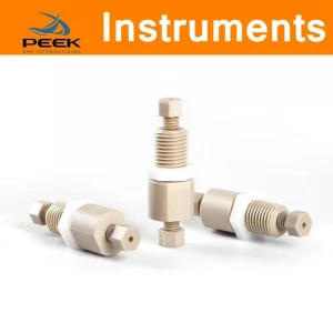PEEK Parts in Analytical Instruments Industry Polyetheretherketone Components Fittings Wear-resistant Clamp Column Chromatograph