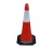 Import 75cm Orange Road Construction Safety Cone Traffic Warning Cone from China