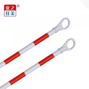 High quality PVC Traffic safety supplies Red and White with Reflective Film Retractable cone bar