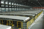 Filter belt for vacuum filters and filter press