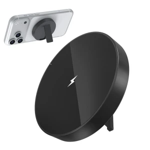 SIYOUNI QI 15W Magnetic Wireless Charger with Stand and Type-C Port OTP/OVP Protection Fast Charging Pad