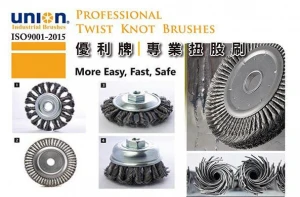 UNION Twist-Knots RL-Type , Every knots pair twists against each other, Less wire break-out, Long-lasting consistence.Customization available 1. High performance 2. For ultra duty use 3. High consistency
