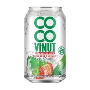 330ml Strawberry Coconut Water With VINUT Hot Selling Free Sample, Private Label, Wholesale Suppliers (OEM, ODM)