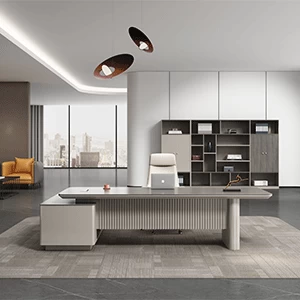 MDF luxury office furniture CEO desk set executive desk commercial furniture L-shaped desk