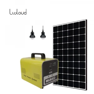 Portable Rechargeable Power System 220V Solar Charge Generator With Inverter