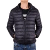 Custom mens polyester outdoor puffer jacket for winter