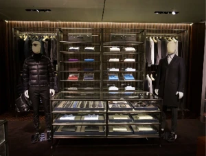 Custom High-End Stainless Steel Display Cabinet