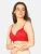 Import Da Intimo Lightly Padded Lacy Design T-Shirt Red Bra from India