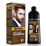 OEM/ODM Wholesale Newest Hot Sale No Side Effect Plant Extract Hair Color Shampoo for White Hair