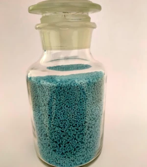 Light blue speckles for detergent powder