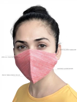 Washable 2 Ply Khadi Face Mask (Certified)