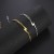 Import Wholesale Bracelets Jewelry Custom 18K Gold Plated Stainless Steel Lightening Bolt Bracelet from China