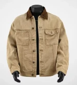 Old Retro Trendy Denim Jacket for Men Fashion Jacket