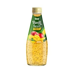 290ml Mango Juice With Basil Seed VINUT Free Sample, Private Label, Wholesale Suppliers (OEM, ODM)