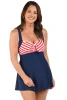 Miss Americana Empire Swim Dress One Piece