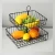 Import 2 layer metal fruit basket from China