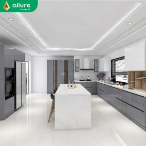 Allure Hanging Full High End Steel Standard Design Kitchen Cabinet Set With Appliances In Guangzhou