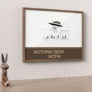 Wood Frame Combo Board, Letter Notice Display Board,magnetic to Do List Writing  Board Planner Board