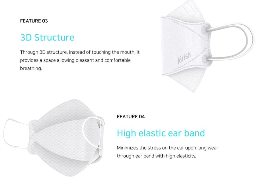 Cleanshield Mask Buy Airish Clean Shield Ffp2 Mask from Syscon, South Korea | Tradewheel.com